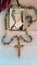 Jesus Christ wooden icon orthodox prayer rope
