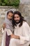 Jesus comforting a little girl