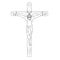 Jesus on the cross. Crucifixion of Jesus on the cross