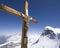 Jesus Cross at Matterhorn