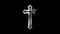 Jesus Cross Religious symbol Particles Animation,