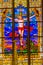 Jesus Crucifixion Stained Glass All Saints Castle Church Schlosskirche Wittenberg Germany