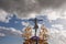 Jesus expiring on the cross, holy week in Seville, Brotherhood of El Cachorro