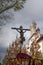 Jesus expiring on the cross, holy week in Seville, Brotherhood of El Puppy