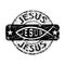 Jesus fish rubber stamp