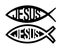 Jesus fish symbol