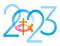 Jesus fish symbol, new year.