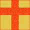 Jesus Light of Life Light of the World Cross in yellow and red