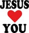 Jesus loves you icon