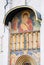 Jesus and Mary. Icon on Dormition church facade. Moscow Kremlin.
