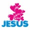 Jesus is my love. Christian illustration