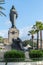 Jesus statue, Malta is represented by the woman kneeling beneath