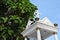 Jesus statue outdoor altar structure at Antipolo Cathedral in Rizal, Philippines