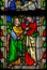 Jesus to Saint Thomas: Stop doubting, but believe - Stained Glas