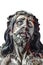 Jesuschrist Face Sculpture Isolated