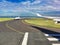 Jet Aircraft Taxiing on Runway at Perth Airport, Australia