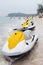 Jet ski on beach