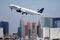 JetBlue Airways plane taking off from Las Vegas Airport, LAS