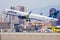 JetBlue Airways plane taking off from Las Vegas Airport, LAS