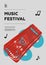 Jetigen, folk. Music festival poster.