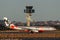 Jetstar Airways Airbus A330 aircraft taxis past the air traffic control tower at Sydney Airport