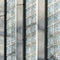 Jette, Brussels Capital Region - Belgium - Abstract view over concrete and patterned glass tiles of the college Saint