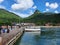 Jetty at Abraao village on Ilha Grande, Brazil