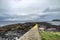 The jetty at Camus Mor at the coastline of north west Skye by Kilmuir - Scotland, United Kingdom