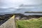 The jetty at Camus Mor at the coastline of north west Skye by Kilmuir - Scotland, United Kingdom