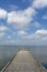 Jetty in Husum,North Sea,North Frisia,Germany