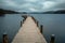 Jetty on Lake Coniston in the Lake District