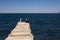 Jetty Leading into Lake Titicaca Close to Copacabana, Bolivia