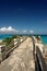 Jetty at sam lords beach, Barbados