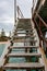 A jetty staircase leading down to the water at Port Noarlunga So