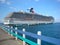 Jetty to the cruise ship in Ocho Rios Jamaica