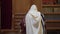 A Jew prays in the synagogue. Man is dressed in Tallit