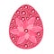 Jewel Easter egg with decorative flower