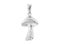 Jewel Pendant Mushroom. Stainless steel