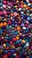Jeweled Kaleidoscope: A Kaleidoscopic Display of Colorful Pebbles