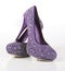 Jeweled Purple Shoes