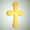 Jewelery and religion: golden cross. Custom made