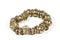 Jewellery Bracelet in Gold Colored Beads