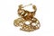 Jewellery or jewelry  on white background, decorative items worn for personal adornment, such as brooches, rings,