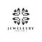 Jewellery vector logo. Gift vector logo. Gold logo. Silver emblem