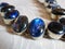 Jewelry beads with labradore semigem bright crystals luxury fashion