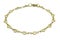 Jewelry bracelet. Gold finish. Stainless steel