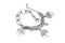 Jewelry bracelet for women. Stainless steel. OEM non-branded product