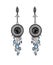 Jewelry design art surreal eyes earrings.