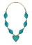 Jewelry Design Art Turquoise stone Necklace.