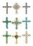 Jewelry design fancy cross.